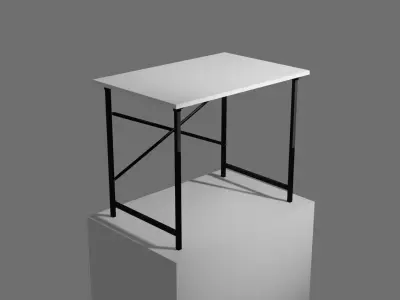 Minimalist Simple Table Free low-poly 3D model