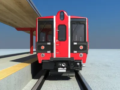 Metro North Kawasaki M8 Passenger Train NYC 3D model