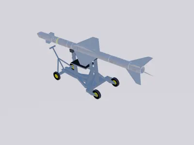 Mectron MAR-1 Low-poly 3D model