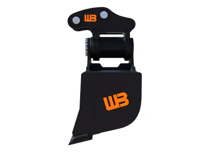 WB Excavator Tilt Ditching Bucket Mini Excavator and Backhoe 3D model
