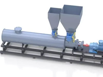Spiral Feeding Machine 3D model