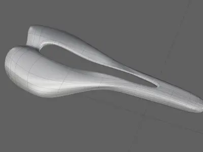 Bike saddle 3D model