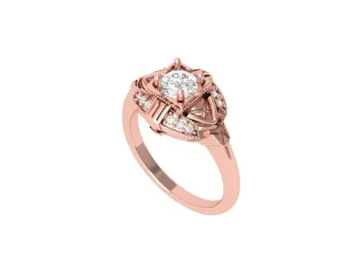 Wedding Ring  3D print model 416