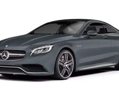 Mercedes-Benz S63 AMG Coupe 2015 3D model