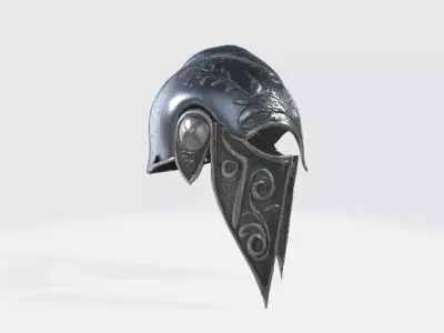 Elven Helmet 3D model