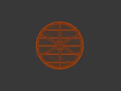 escudo  Low-poly 3D model