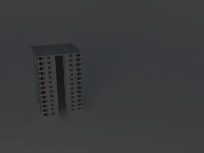 Apartment Building Free 3D model