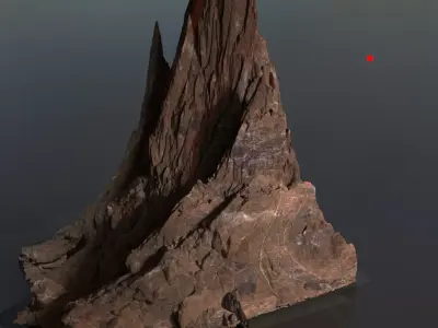 Mars Mountain 1 3D model