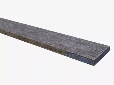 Scaffolding Board Low-poly 3D model