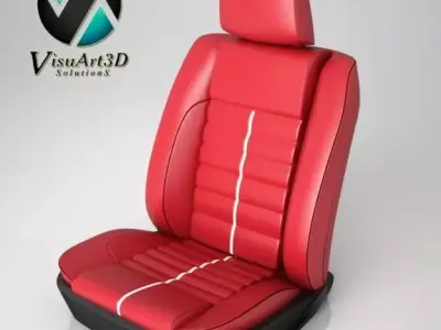 Car Seat GT sport 3D model