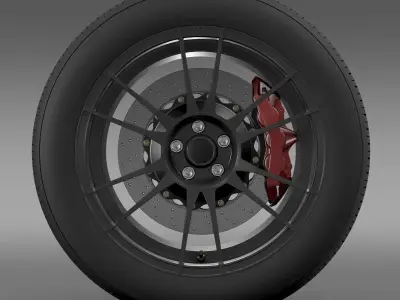 Toyota GT 86 Cup Edition wheel 3D model