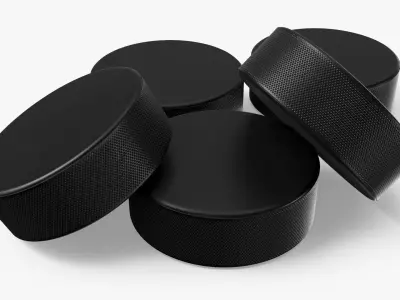 Hockey Puck 3D model buy