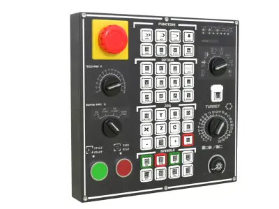 3D Control Panel Bundle Pack Part 1  Game Ready 3D model