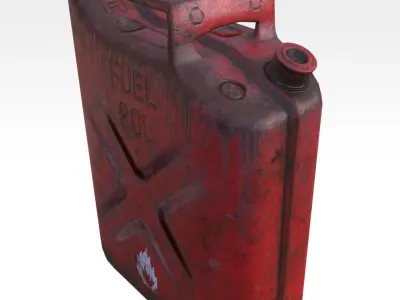 Fuel Tank - Type A Low-poly 3D model