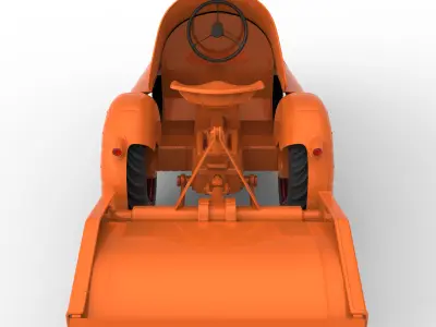 Tractor Allgaier 1954 3D model