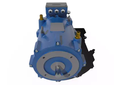 33kW Eletric Motor Free 3D model
