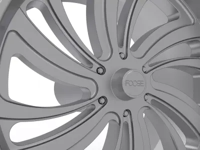 FOOSE TWIZZ WHEEL 3D PRINT MODEL  3D print model