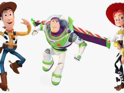  Woody Buzz Jessie RIGGED Bundle 