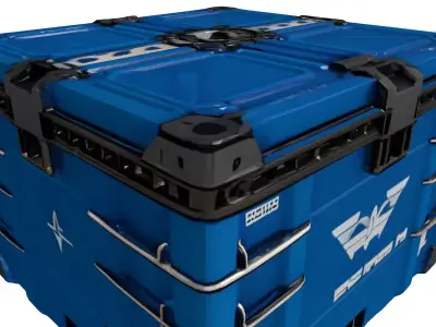 SciFi Cargo Crate Container 3D model