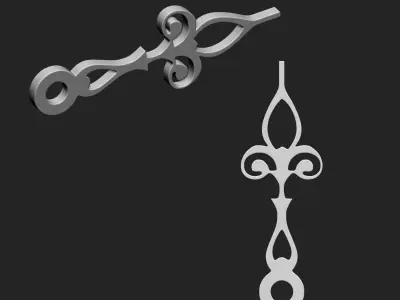 Clock Arrow IMM Brush Pack 21 in One 3D model