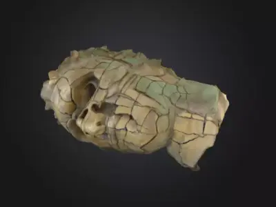 Echoes of Antiquity Head Low-poly 3D model