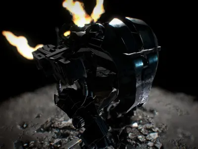 War Mech 01 3D model