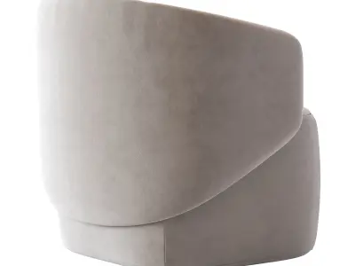 Crescent  Armchair 3D model purchase