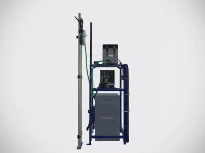 Welding Display Monitor Setup 3D model
