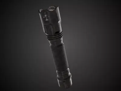Flashlight Low-poly 3D model get