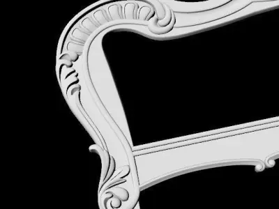 bed footboard for cnc 3D model