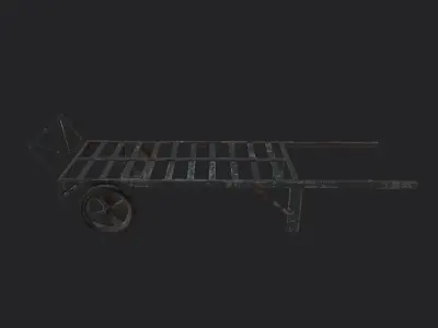 Old cart Free low-poly 3D model