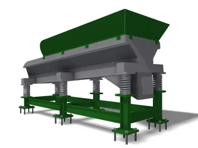 Vibrating feeder 3D model