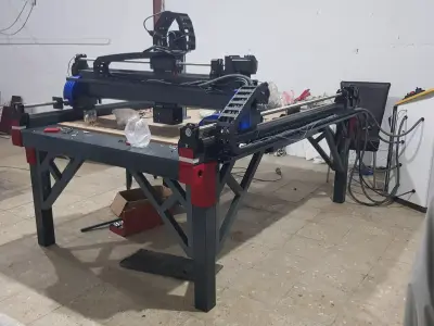 Large scale CNC machine 3D print model