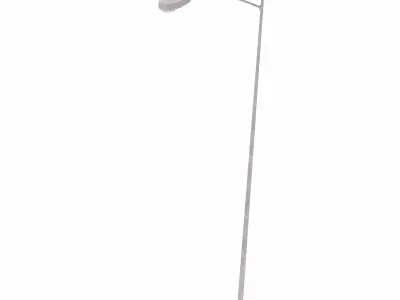 Highway Light lowpoly 3d model Free low-poly 3D model