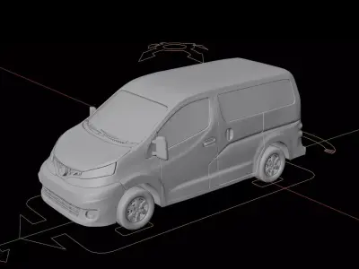Nissan NV 200 New York Taxi 3D model