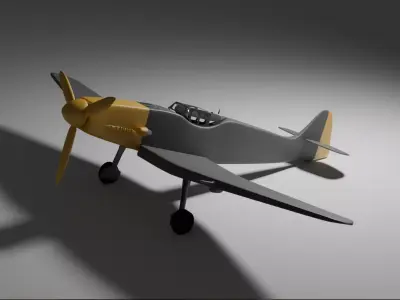 BF 109H  Free low-poly 3D model