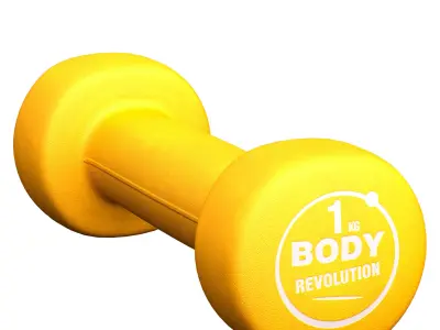 Fitness dumbbell set 3D model purchase