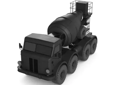 Concrete Mixer Truck 3D model by hoangduc203 from CGTrader (PBR)