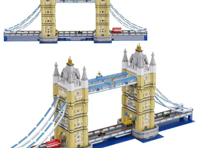 Lego - 10214 Tower Bridge 3D model
