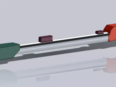 A5M4 Tail hook 3D print model