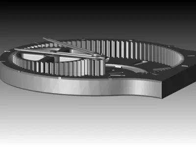 Watch clock Free 3D model