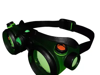 Futuristic Night Vision Goggles 3D model
