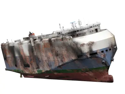 Burnt ship 3D model