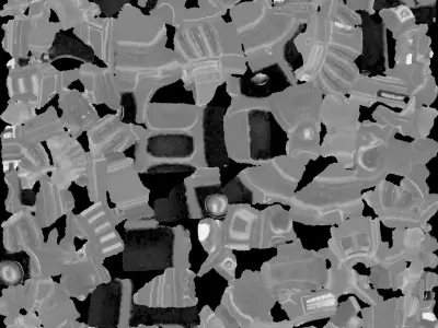 Black Pistol 3D model purchase