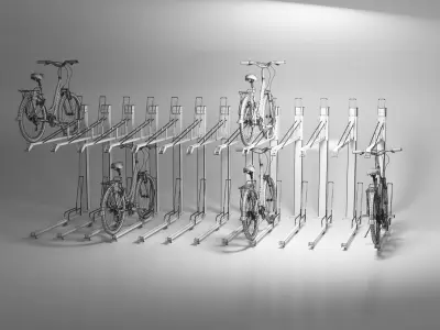 Bicycle Parking 3D model order
