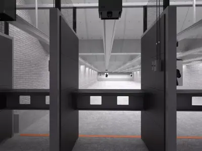 Shooting Range 3D model