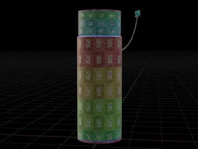 Flamethrower Deodarant Free low-poly 3D model