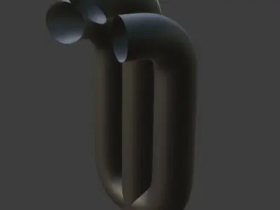Snorkle 3D model