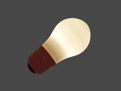 Light Bulb Free low-poly 3D model
