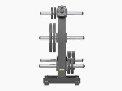 Technogym Disk Rack Pure 3D model